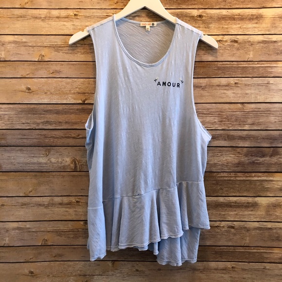 Sundry Amour Peplum Tank Top NWOT - Picture 1 of 3